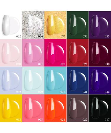 AZUREBEAUTY All Season 20 Color Dip Powder Nail Kit - Classic Spring Summer Starter Kit with 4 Pcs Liquid Set - French Art Manicure DIY Salon Gift Set for Women - Buy Online on GoSupps.com