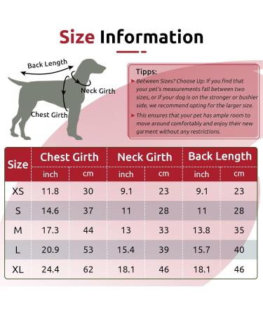 Convinit Winter Dog Sweater for Small & Medium Dogs - Cozy Knit Roll Collar Sweater for Chihuahua Dachshund French Bulldog | Red XL - Buy Online on GoSupps.com