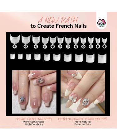 Saviland Dip Powder Nail Kit - French Nail Starter Set with 4 Colors Keratin Dipping Powder, Tips, Glue, Base & Top Coat - No UV Lamp Needed - Buy Online on GoSupps.com
