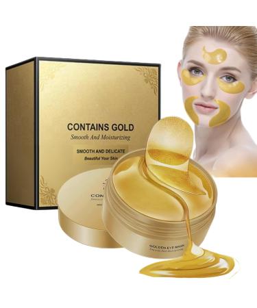 Under Eye Patches Under Eye Treatment Masks Gold Eye Mask Patches for Puffy Eyes Gold Eye Patches Gold Eye Masks for Puffy Eyes Under Eye Masks Nourish& Firm Eye Masks Collagen-Eye Patches Dark Circle