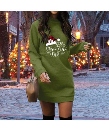 Shop Women's Christmas Sweater Dress Hoodie - Cartoon Sexy Party Dress for Autumn/Winter - Buy Online on GoSupps.com