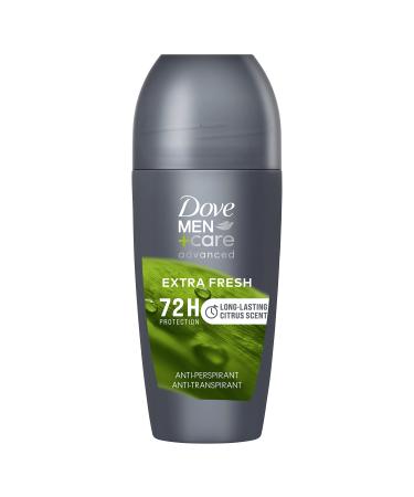Dove Advanced Extra Fresh Antiperspirant Deodorant Roll On deodorant for men with Triple Action Technology for 72h sweat & odour protection 50 ml Citrus 50 ml (Pack of 1)
