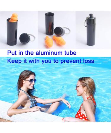 9 Pairs Silicone Earplugs for Sleeping, Swimming, and Noise Reduction - Aluminum Carry Case - Ideal for Women, Men, and Kids - 11 Piece Set - Buy Online on GoSupps.com
