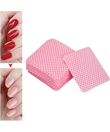  DOACT 300Pcs Nail Polish Remover Pads Cotton Non Lint Soft Soft Nail Polish Remover Pads for Nail Art (PINK) - Buy Online on GoSupps.com
