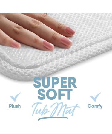 MICRODRY Tub Lounger with Built-in Pillow - Luxury Cushion for Head, Neck, Shoulders, Back, Tailbone - Buy Online on GoSupps.com