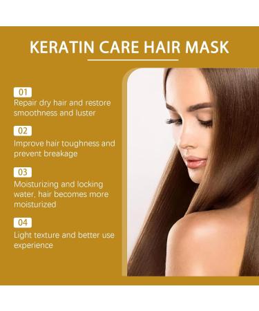 Argan oil hair mask conditioner with 3 shower caps hair mask intensive repair and shine for damaged hair with organic argan oil for silky softness - Buy Online on GoSupps.com