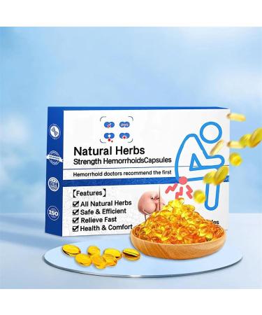 EXQST Natural Herbal Strength Hemorrhoid Capsules - Fast Relief for Men and Women - Buy Online on GoSupps.com