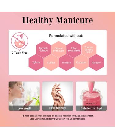 AZUREBEAUTY 17 Pcs Dip Powder Nail Kit - Classic Pink Nude Neutral Colors for French Manicure - Beginner Friendly - Buy Online on GoSupps.com