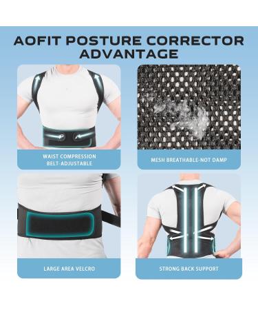 Posture Corrector for Men & Women | Adjustable Back Brace Support | XL Lumbar Support for Pain Relief | Buy Now - Buy Online on GoSupps.com
