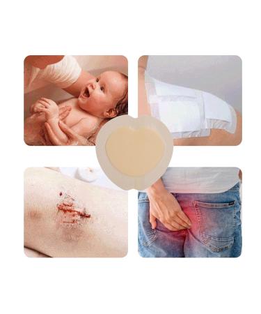 Wound Dressing Sacrum Foam Bandages - Waterproof Soft Silicone 7x7in | Skin Friendly for Optimal Healing - Buy Online on GoSupps.com