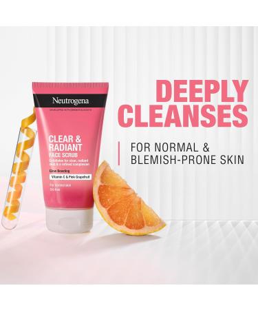NEUTROGENA Clear & Radiant Face Scrub 150ml (Pack of 2) 150 ml (Pack of 2) - Buy Online on GoSupps.com