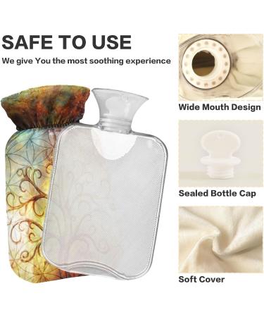 NAANLE Galaxy Tree of Life Hot Water Bottle with Cover - 2L Heat Bottle for Back Pain Relief Hand & Foot Warmer Neck Warmth & Cold Therapy - International Shipping - Buy Online on GoSupps.com