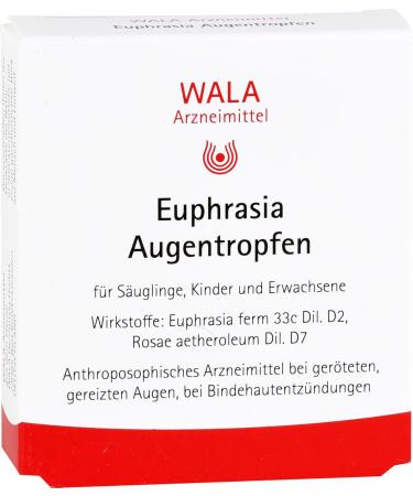 Wala Euphrasia Eye Drops Edo - 10 St | Herbal Eye Care for Soothing Relief | Shop Internationally - Buy Online on GoSupps.com