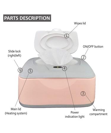 Baby Wet Wipes Warmer Dispenser Holder with Easy On/Off Switch - Exclusive on Amazon - Buy Online on GoSupps.com