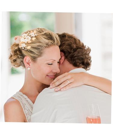 FRCOLOR 1pc White Bridal Comb White Hair Clips Pearl Headpiece Bridal Headdress Bride Headdress for Wedding Decorative Hair Combs Bride Hair Clip Hair Jewelry for Wedding Bridal Hair Alloy - Buy Online on GoSupps.com
