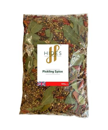 Hides Fine Foods - Pickling Spice 500g - GMO-Free - Suitable for Vegetarians - South Asian Cuisine - Create Your Own Pickles - Pickling Mixture - Pickles