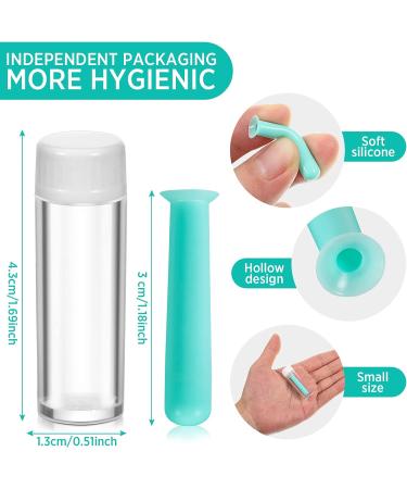 4 Pieces Silicone Contact Lens Inserter & Remover Set - Portable Daily & Monthly Lens Suction Holder for Travel and Outdoor Activities - Buy Online on GoSupps.com