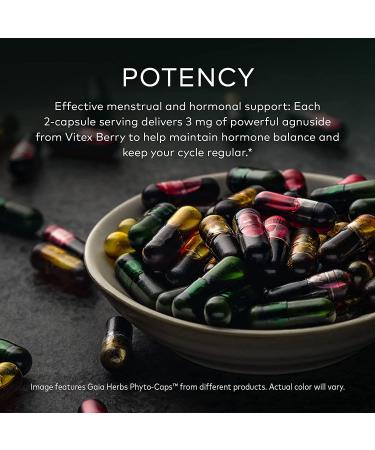 Gaia Herbs Vitex Berry for Women - 120 Vegan Liquid Phyto-Caps | Natural Hormone Support - Buy Online on GoSupps.com