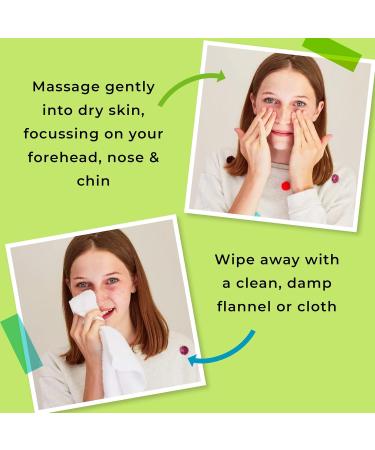 Spots & Stripes Gentle Cleansing Lotion for Boys | Skin Goals Face Wash for Teens | Blemish-Fighting with Coconut & Chamomile | 150ml - Buy Online on GoSupps.com