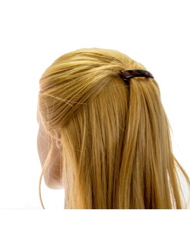 2pcs Rectangular Patent Clasp 52x12mm in Light Amber - Made in Germany | WeLoveBeads - International Shipping Available - Buy Online on GoSupps.com