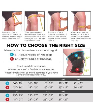 Buy BraceAbility XXXXL Plus Size Knee Brace - Bariatric Hinged Support for Meniscus Tears Arthritis Tendonitis & Injuries - Perfect for Bigger Legs & Thighs - Buy Online on GoSupps.com