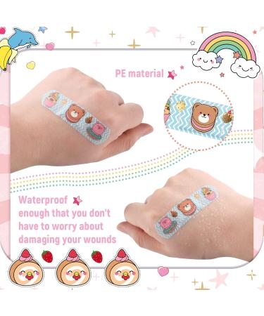 Bulk Kids Cartoon Bandages - 120 Flexible Waterproof Adhesive Strips for Boys & Girls - Cute & Colorful Kids Bandages for Scrapes & Cuts - Buy Online on GoSupps.com