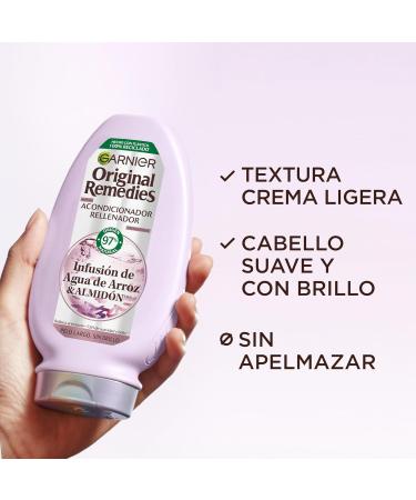  Garnier Garnier Original Remedies Rice Water routine: shampoo 400ml + conditioner 250ml + mask 340ml - Buy Online on GoSupps.com