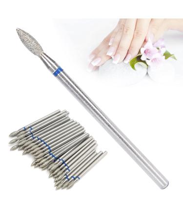 Nail Grinding Head Exquisite Easy Use 50pcs Grinding Head Nail Drill Concise Nail Polishing Bits for Home for Man(M-2.7mm)