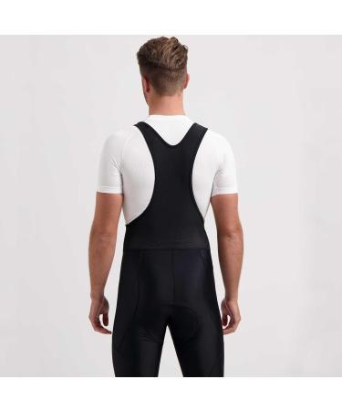 Rogelli Core Men's Padded Cycling Shorts - Breathable Bike Pants with Braces - Black XS - Buy Online on GoSupps.com