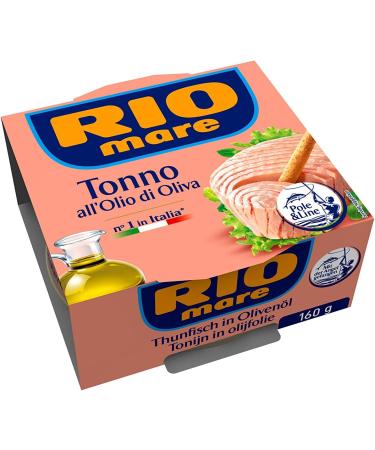 Rio Mare Tuna in Olive Oil 160g - Premium Quality Tuna Fish - Pack of 1 - Buy Online on GoSupps.com