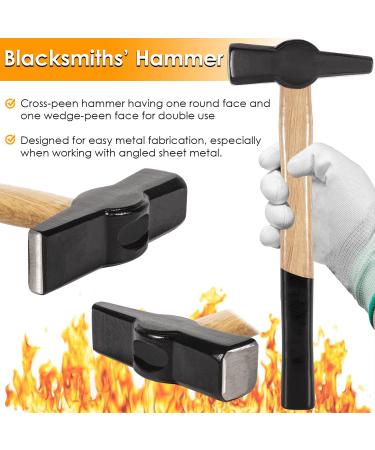 Professional Blacksmith Tool Set: Tongs & Hammer for Knife Making on Forging Anvil - Buy Online on GoSupps.com