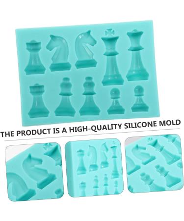 Milisten Mold Ice Chess Silicone Mould De para Gelatinas Silicone Biscuit Moulds Custom Chocolate Mould Dessert Baking Mould Fondant Cake Mould Fudge Candy Silica Gel Clay - Buy Online on GoSupps.com