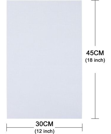 Similane 14 Count White Aida Cloth - 6 Pieces, 12x18 Inch - Cross Stitch Fabric - Buy Online on GoSupps.com