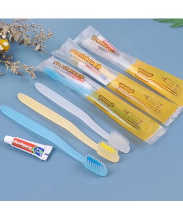 Buy Disposable Toothbrushes with Toothpaste - 30 Pack in 3 Colors | Ideal for Travel & Hotels - Buy Online on GoSupps.com