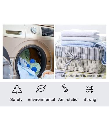 KOMUNJ 5 Pcs Laundry Tumble Dryer Balls - Reusable Plastic Balls for Speeding Drying and Reducing Creases - Buy Online on GoSupps.com