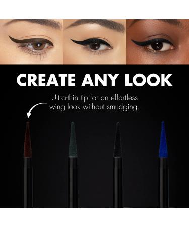 Milani Stay Put Matte Liquid Eyeliner - Long-Lasting, Smudge-Proof Black Espresso Pen - Buy Online on GoSupps.com