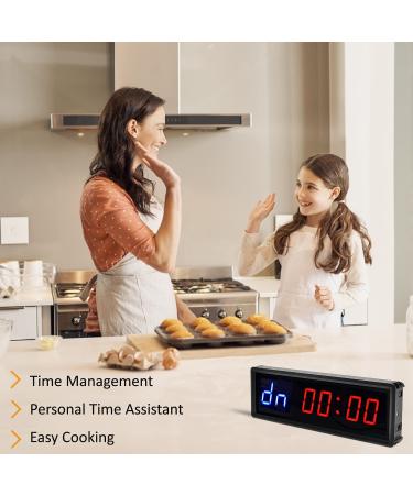 BTBSIGN LED Interval Timer for Home Gym Fitness - Blue+Red - Buy Online on GoSupps.com