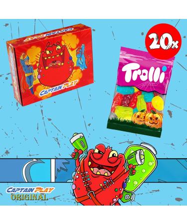 Trolli Bonbons Halloween 20 Mini Sachets Bonbons G lifi s 400g Promo Pack - Buy Online on GoSupps.com