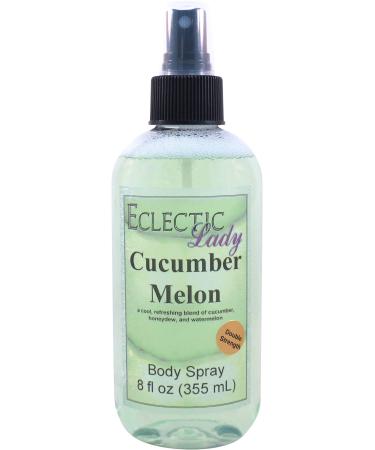 Cucumber Melon Body Spray (Double Strength) 8 ounces Body Mist for Women with Clean Light & Gentle Fragrance Long Lasting Perfume with Comforting Scent for Men & Women Cologne with Soft Subtle Double Strength 8 Fluid Ounces