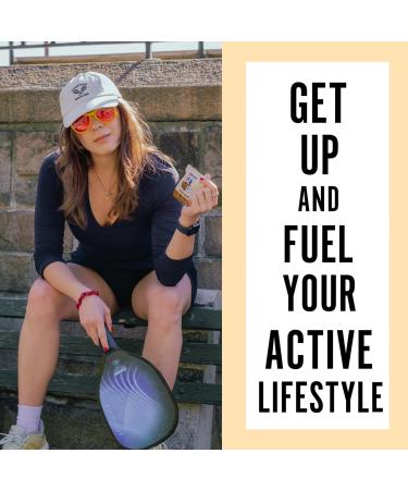 GetUp Caffeinated Granola Bites - Peanut Butter (10 Pack) 100mg Caffeine Energy Bites Low Calorie Gluten-Free 0 Seed Oils Pre-Workout Portable Snack Coffee Substitute - Low Sugar Energy - Buy Online on GoSupps.com