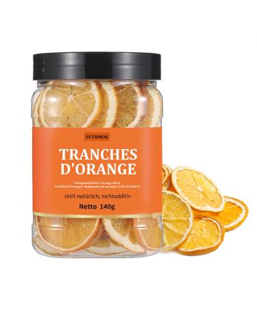 Tranches d'orange s ch es 140g 100% naturelles sans additifs artificiels ni sucre suppl mentaire