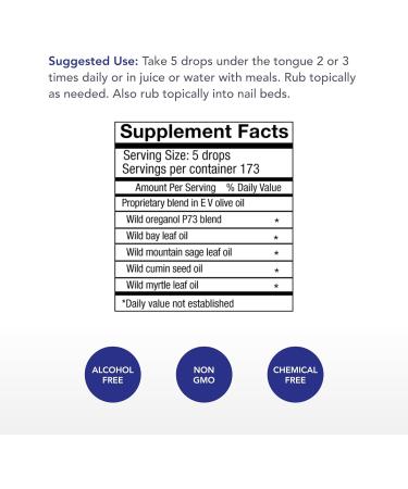 Physician's Strength Fung-X 1 fl oz - Non-GMO Formula for Skin Nails & Body Support - 173 Servings - International Shipping Available - Buy Online on GoSupps.com