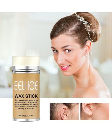 Wax Stick for Hair Wigs | Solid Hair Wax Stick Safe and Healthy Styling Supplies for Short Hair Medium Length Hair Long Hair Any Type of Hair Hondony - Buy Online on GoSupps.com