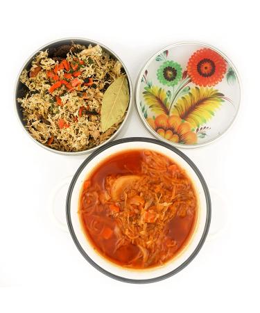 Sauerkraut Borscht Soup Mix - Traditional Ukrainian Recipe with Beets and Sauerkraut - Makes 6 Servings - Buy Online on GoSupps.com