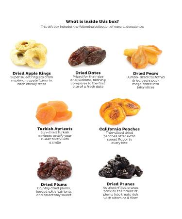 Healthy Dried Fruit Gift Basket - Gourmet Assortment for Holidays, Birthdays, and More - Oh! Nuts Classic Apple - Buy Online on GoSupps.com