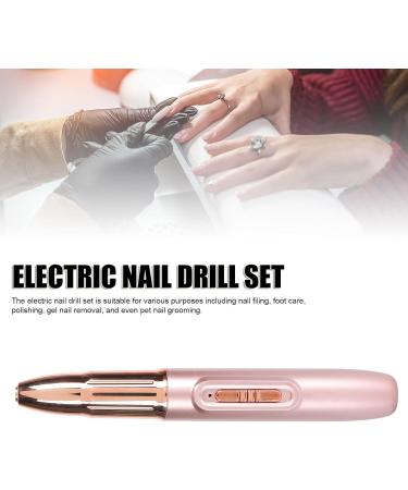 Electric Nail File Set Easy Operation Multi-Purpose 4.2V 15 000RPM Electric Nail Drill Set for Home (Narootei5sa36krfe-12) - Buy Online on GoSupps.com
