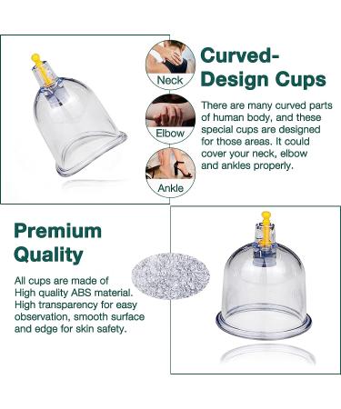 Professional Chinese Cupping Therapy Set for Body Massage Pain Relief - 18 Cups, 10 Magnets, Vacuum Pump - Includes Storage Suitcase - Buy Online on GoSupps.com