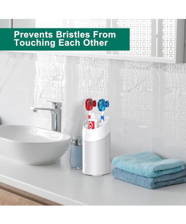 Toothbrush Head Cover Cap | Protective Brush Pod Case | Travel-Friendly Plastic Clip for Bathroom Essentials - Buy Online on GoSupps.com