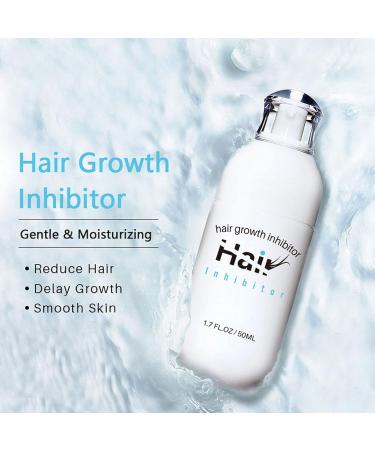 Painless Hair Inhibitor Cream for Body & Face - Mild Moisturizing Formula for Men & Women (50ml) - Buy Online on GoSupps.com